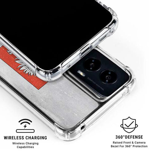 Poland Flag Distressed Moto G Power 5G (2024) Clear Case
