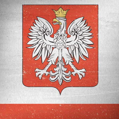 Poland Flag Distressed Moto G6 Skin