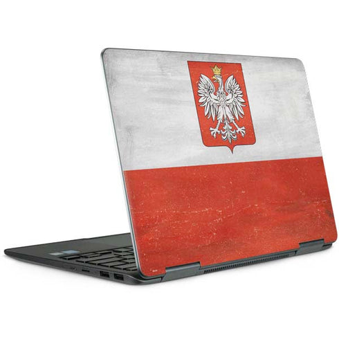 Poland Flag Distressed Notebook 9 Pro 13in (2017) Skin