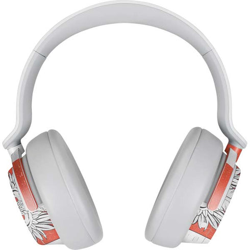 Poland Flag Distressed Surface Headphones Skin
