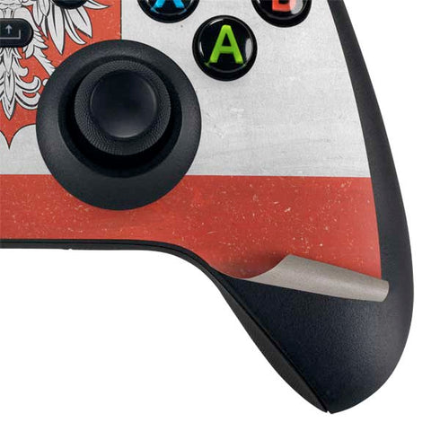 Poland Flag Distressed Xbox Series X Bundle Skin