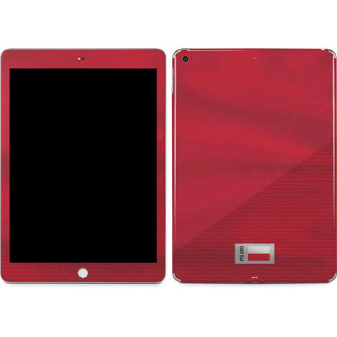 Poland Soccer Flag Apple iPad Skin