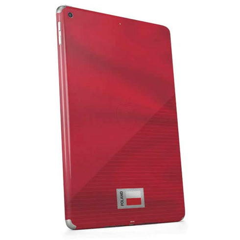 Poland Soccer Flag Apple iPad Skin