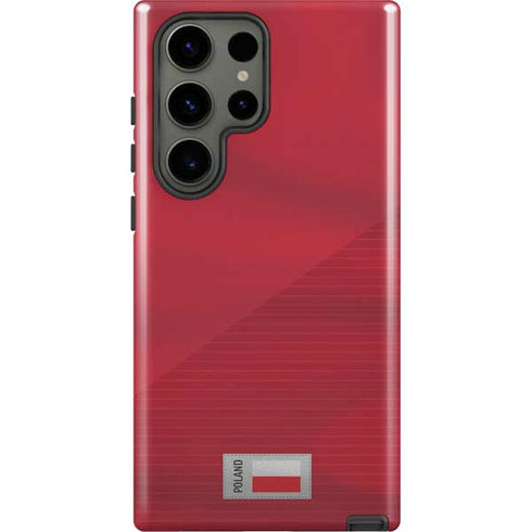 Poland Soccer Flag Galaxy S23 Ultra Pro Case