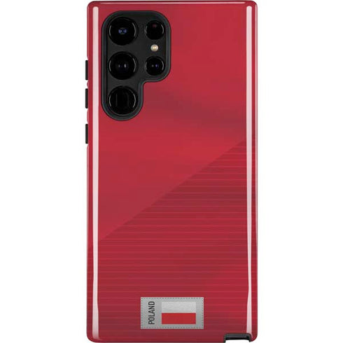 Poland Soccer Flag Galaxy S25 Ultra Impact Case
