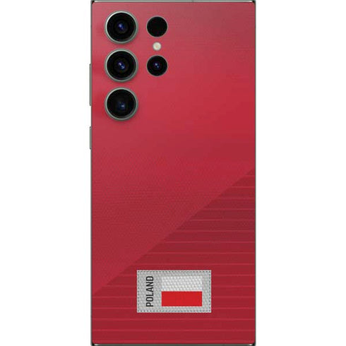 Poland Soccer Flag Galaxy S24 Ultra Skin