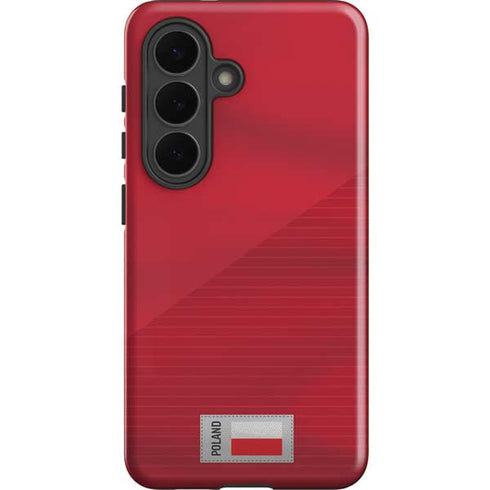 Poland Soccer Flag Galaxy S26 Impact Case