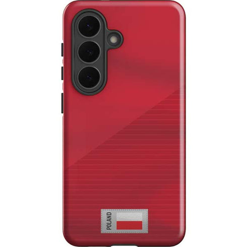Poland Soccer Flag Galaxy S26 Plus Impact Case