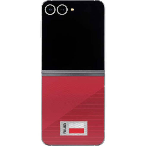 Poland Soccer Flag Galaxy Z Flip6 Skin