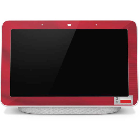 Poland Soccer Flag Google Home Hub Skin