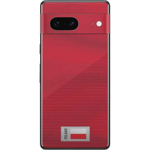 Poland Soccer Flag Pixel Skins