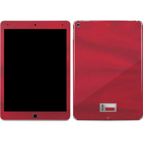 Poland Soccer Flag iPad Skins