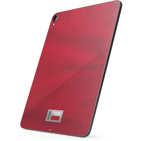 Poland Soccer Flag Apple iPad Pro Skin