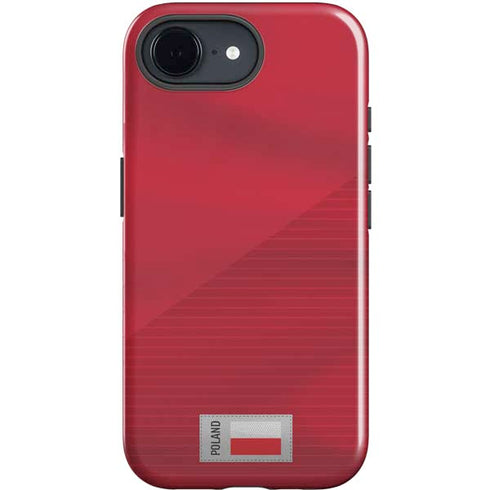 Poland Soccer Flag iPhone 16e Impact Case