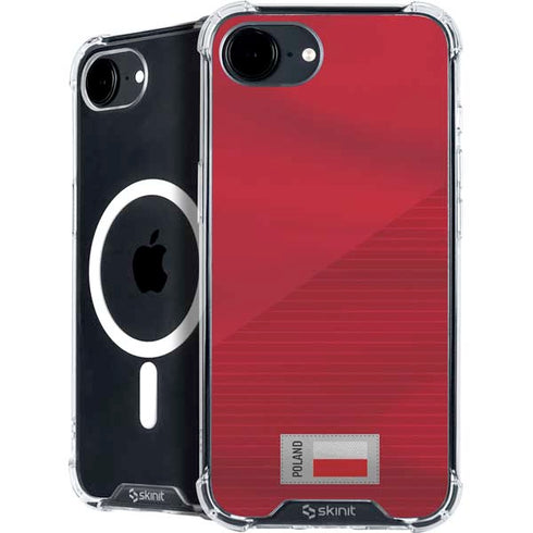 Poland Soccer Flag iPhone 16e MagSafe Case
