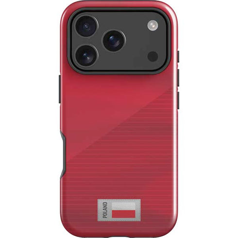 Poland Soccer Flag iPhone 18 Pro Impact Case