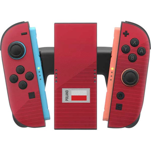Poland Soccer Flag Nintendo Switch 2 (2025) Joy-Con Controller Skin