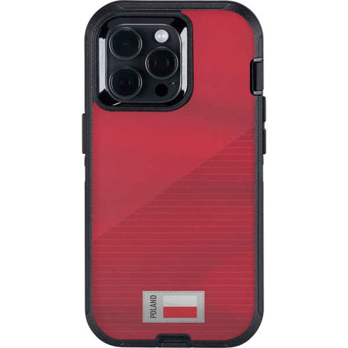 Poland Soccer Flag Otterbox Defender iPhone Skin