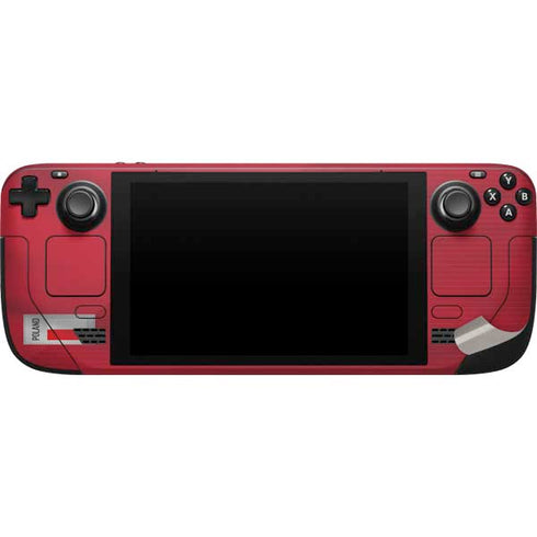 Poland Soccer Flag Steam Deck Handheld Gaming Computer Skin