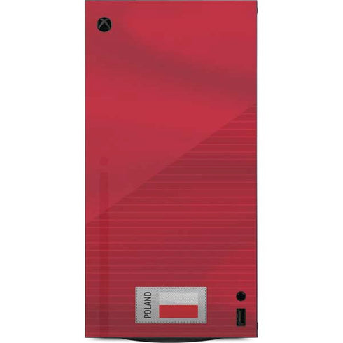 Poland Soccer Flag XBox Series X Digital Edition Console Skin