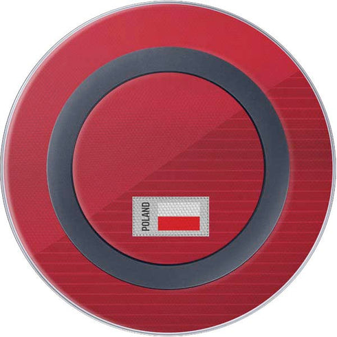 Poland Soccer Flag Wireless Charger Skin