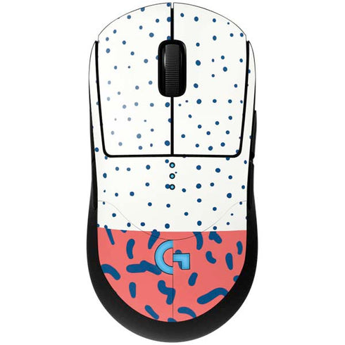 Polka Dot Split G Pro Wireless Gaming Mouse Skin