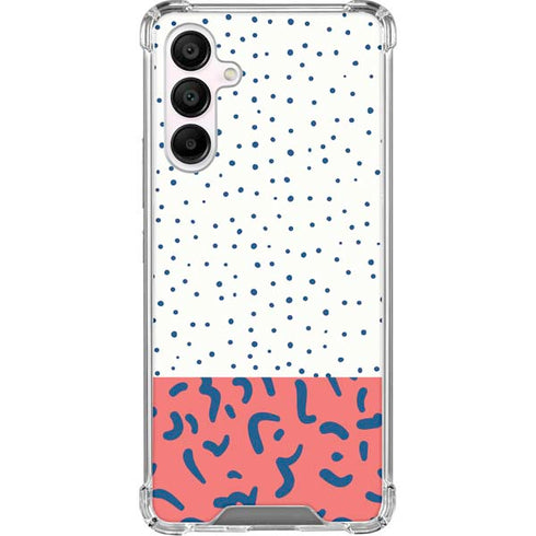 Polka Dot Split Galaxy A16 5G Clear Case