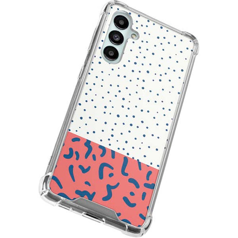 Polka Dot Split Galaxy A16 5G Clear Case