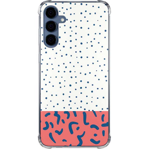 Polka Dot Split Galaxy A35 5G Clear Case