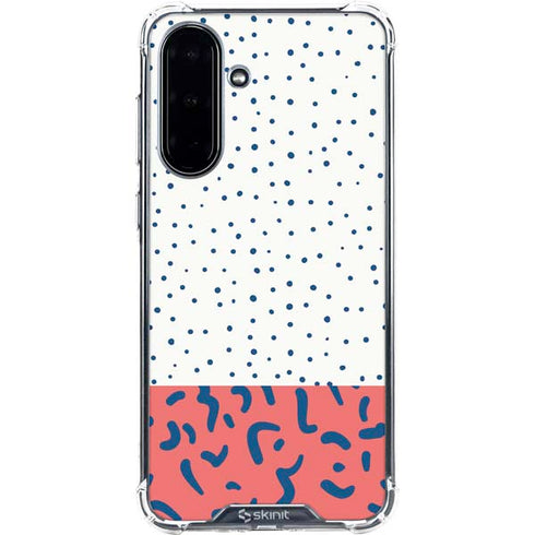 Polka Dot Split Galaxy A36 5G Clear Case