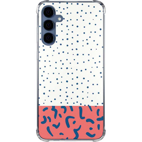 Polka Dot Split Galaxy A55 5G Clear Case
