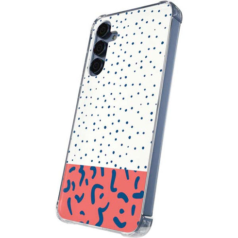 Polka Dot Split Galaxy A55 5G Clear Case