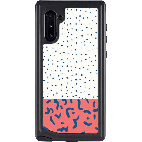 Polka Dot Split Galaxy Cases