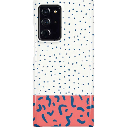 Polka Dot Split Galaxy Cases