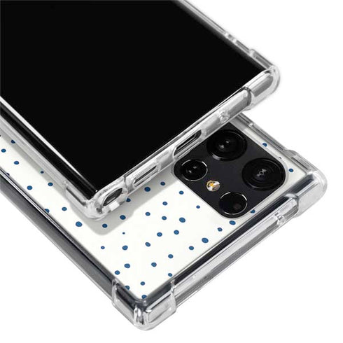 Polka Dot Split Galaxy S23 Ultra Clear Case
