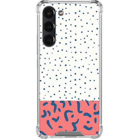 Polka Dot Split Galaxy S24 FE Clear Case