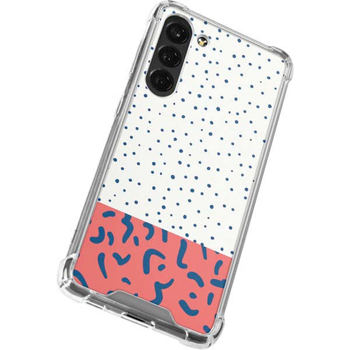 Polka Dot Split Galaxy S24 FE Clear Case