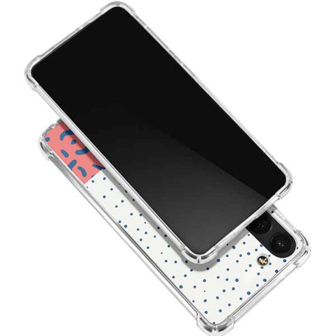 Polka Dot Split Galaxy S24 FE Clear Case