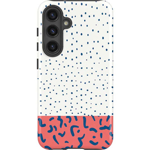 Polka Dot Split Galaxy S25 Impact Case