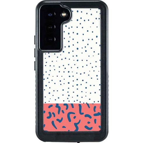 Polka Dot Split Galaxy S24 Plus Waterproof Case