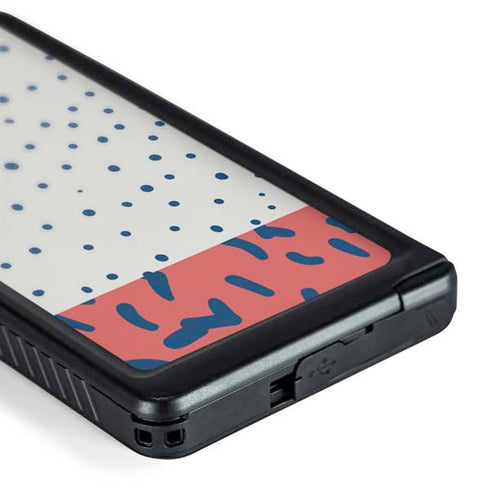 Polka Dot Split Galaxy S24 Ultra Waterproof Case
