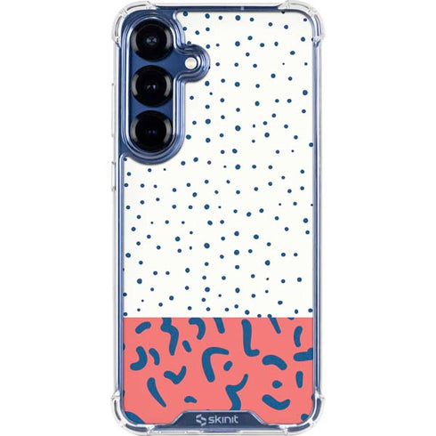 Polka Dot Split Galaxy S25 Clear Case