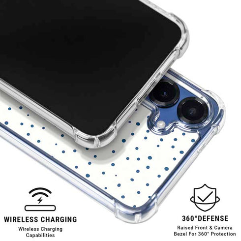 Polka Dot Split Galaxy S25 Plus Clear Case