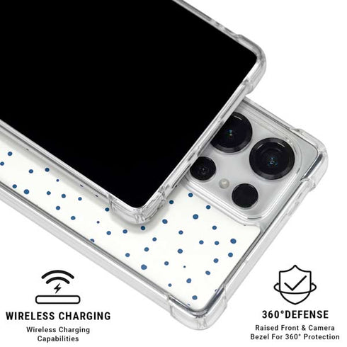 Polka Dot Split Galaxy S25 Ultra Clear Case