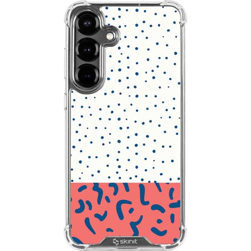 Polka Dot Split Galaxy S26 Clear Case