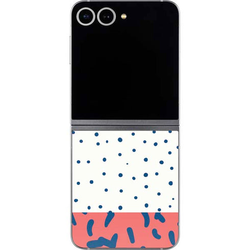 Polka Dot Split Galaxy Z Flip6 Skin