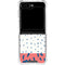 Polka Dot Split Galaxy Z Flip6 Clear Case