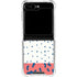 Polka Dot Split Galaxy Z Flip6 Clear Case
