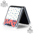 Polka Dot Split Galaxy Z Flip6 Clear Case