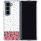 Polka Dot Split Galaxy Z Fold5 5G Clear Case